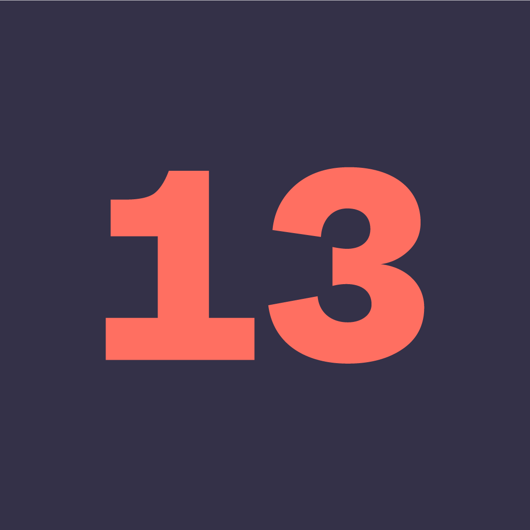 13