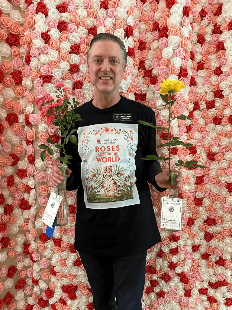Christopher Huffer, GARS member and consulting rosarian Christopher Huffer, GARS member and consulting rosarian